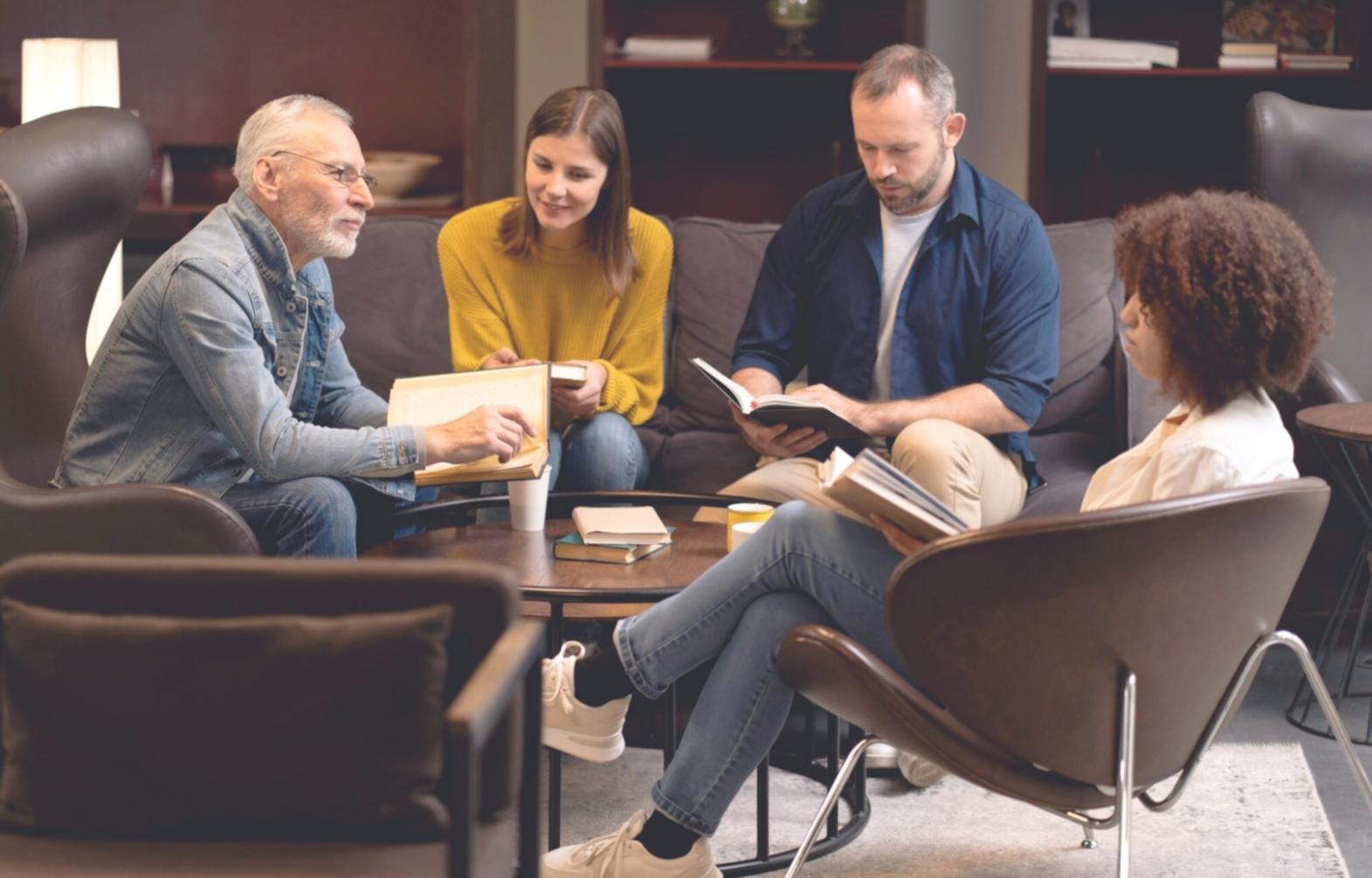 Professionelle Verhandlungssituation im Finanzbereich